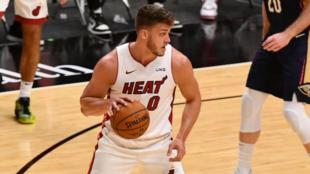 Miami Heat center Meyers Leonard is reportedly being traded to OKC.